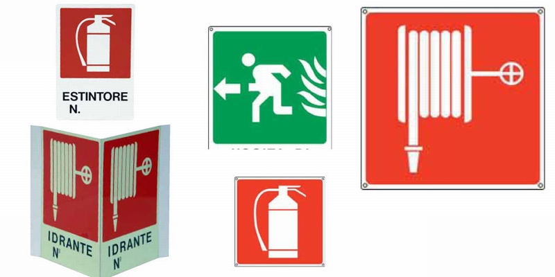 Cartellonistica emergenza ed antincendio